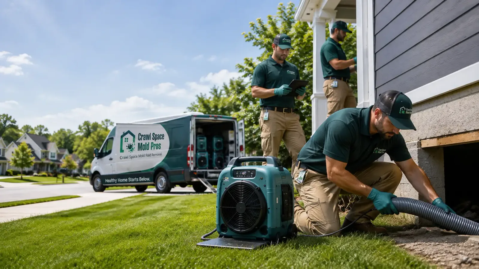 Crawl Space Mold Removal in Mountain, ND